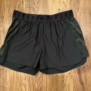 🖤 Under Armour HeatGear Women’s Running Training Shorts – Medium